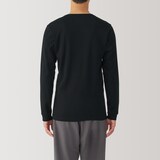 紳士　あったか綿　厚手　Ｖネック長袖Ｔシャツ