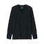 紳士　あったか綿　厚手　Ｖネック長袖Ｔシャツ