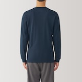 紳士　あったか綿　厚手　Ｖネック長袖Ｔシャツ