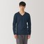 紳士　あったか綿　厚手　Ｖネック長袖Ｔシャツ