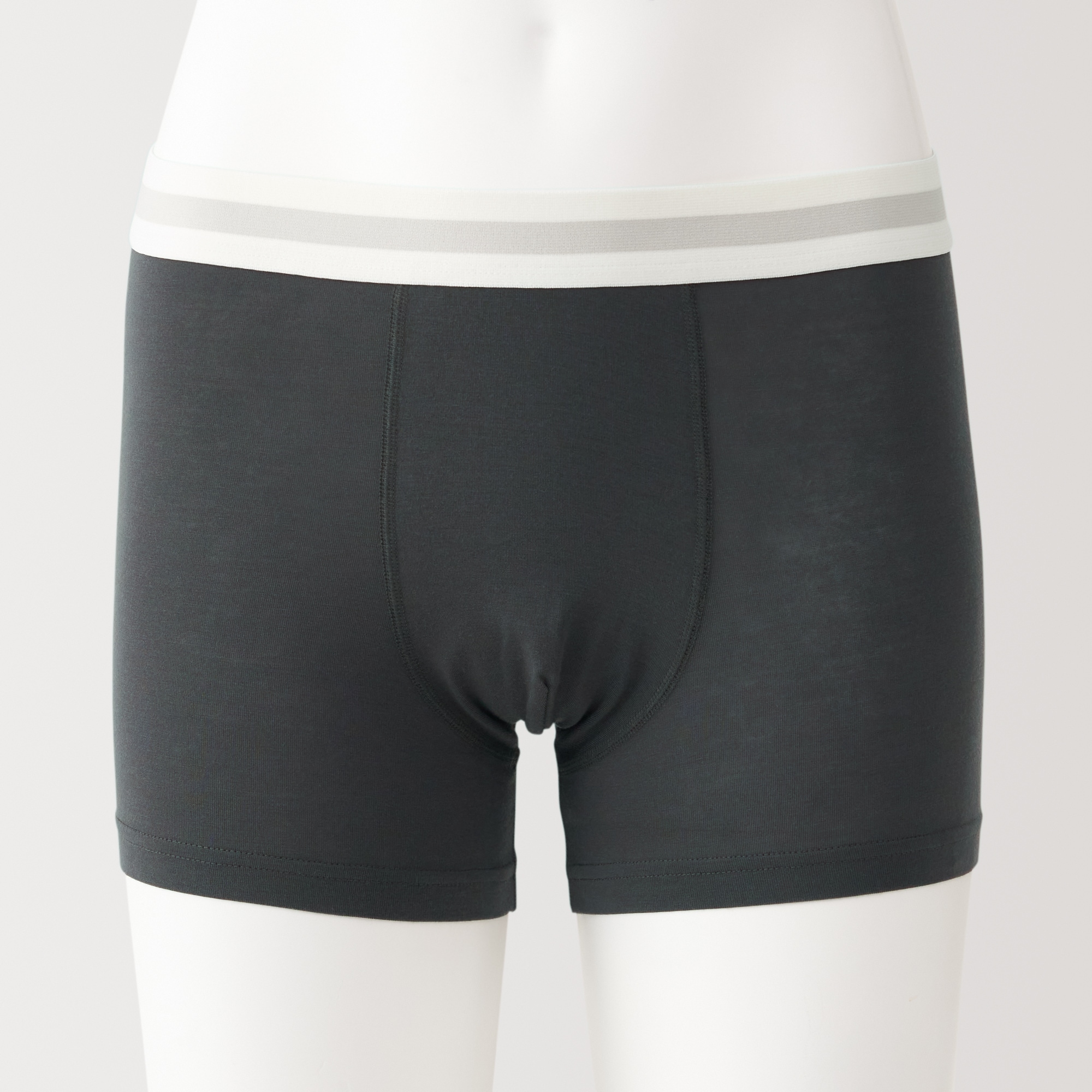 紳士　なめらか　前閉じローライズボクサーパンツ