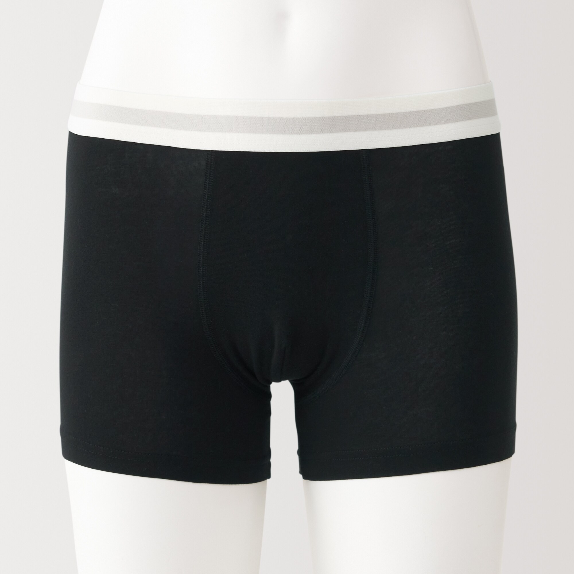 紳士 なめらか 前閉じローライズボクサーパンツ | 無印良品