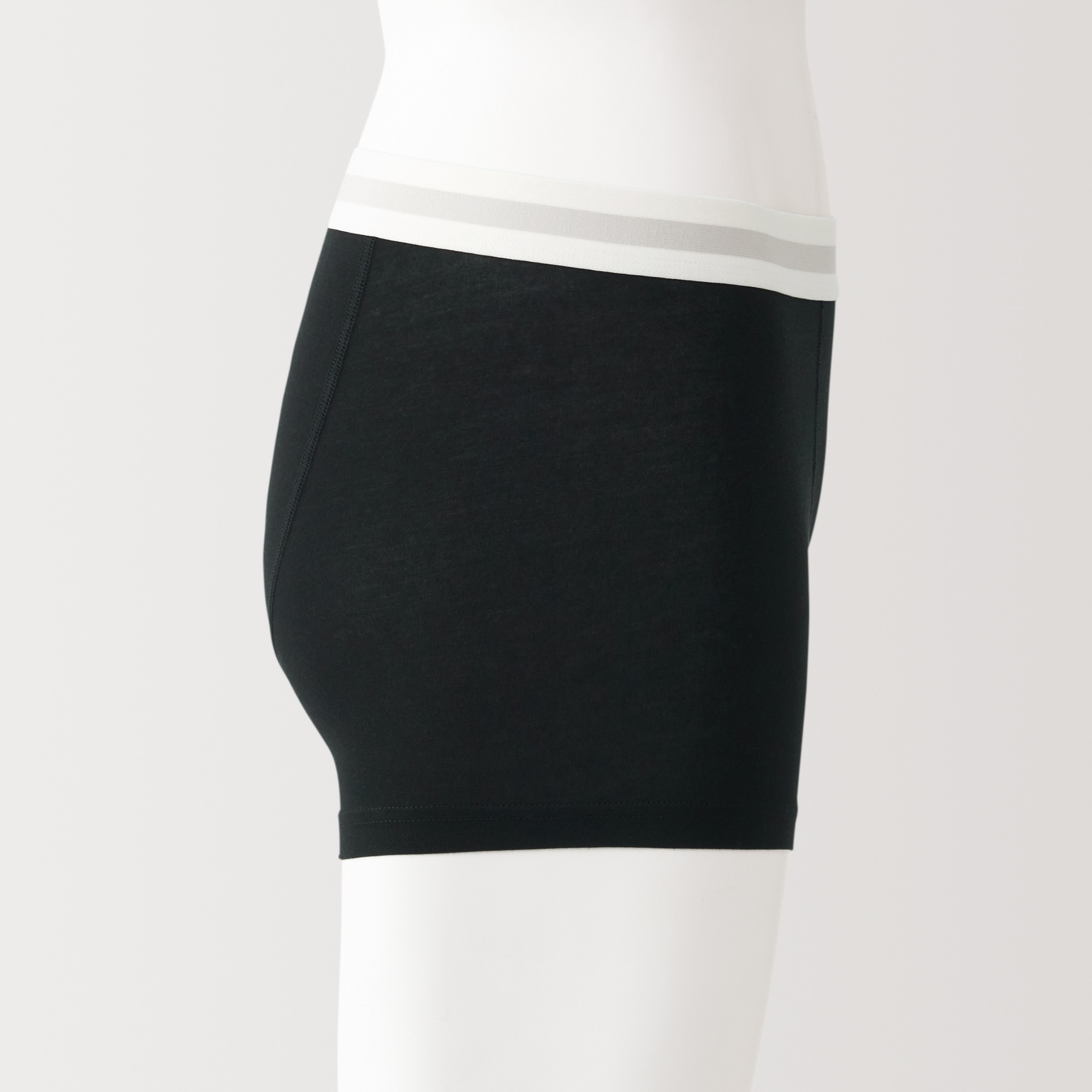 紳士　なめらか　前閉じローライズボクサーパンツ