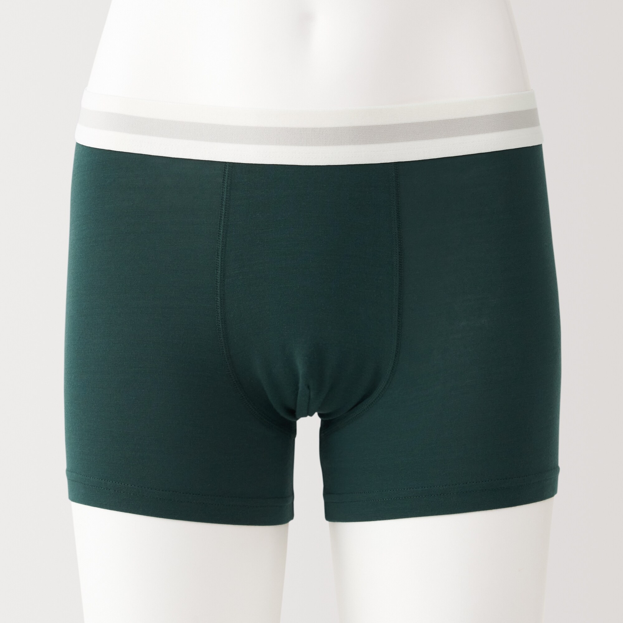 紳士　なめらか　前閉じローライズボクサーパンツ