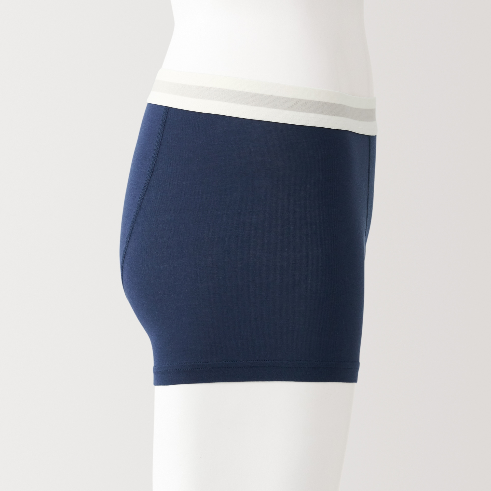 紳士　なめらか　前閉じローライズボクサーパンツ