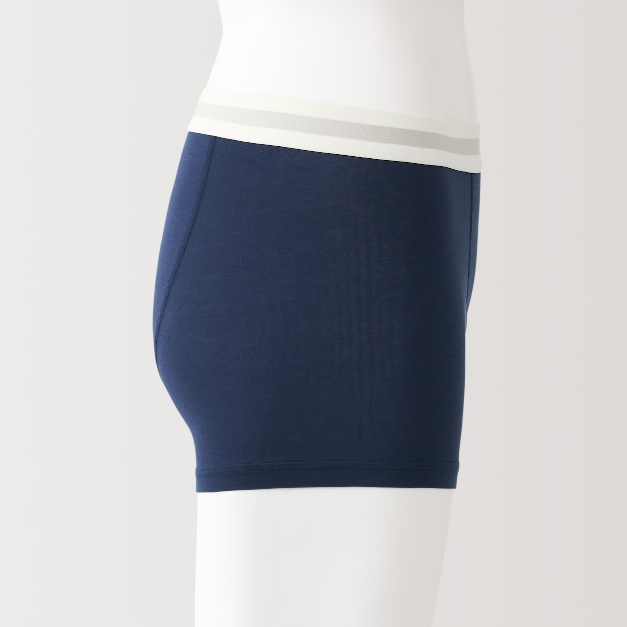 紳士　なめらか　前閉じローライズボクサーパンツ