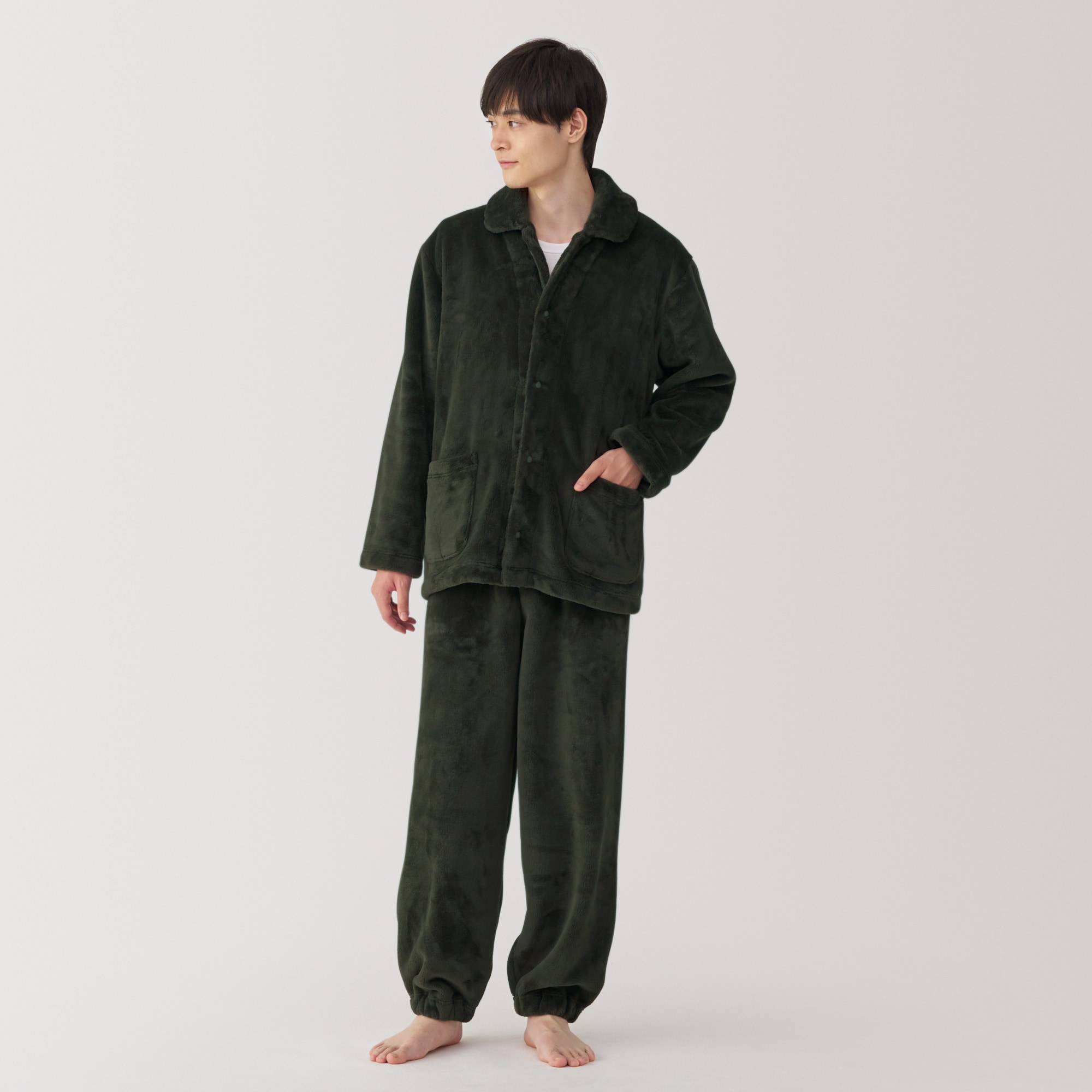 婦人 静電気が起きにくい 着る毛布 パジャマ | 無印良品