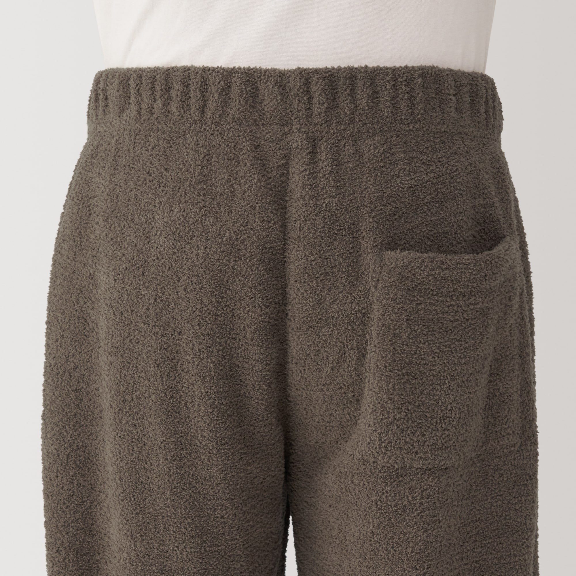 紳士　なめらかニットフリース　長袖ルームウェアセット