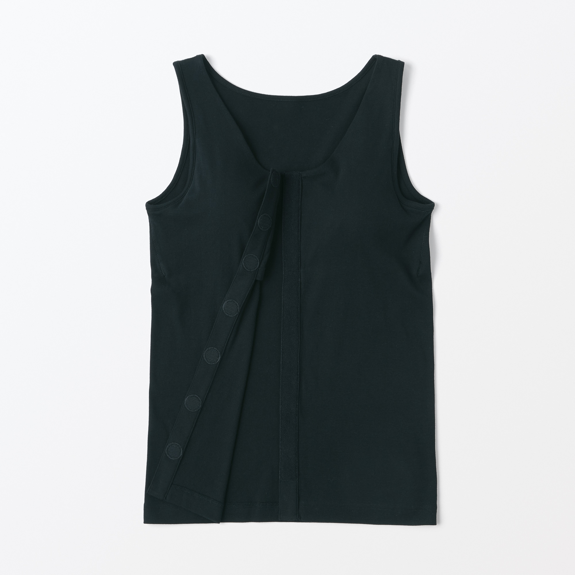 JTQ 無地 シンプル タンクトップ 黒色 JTQ 無地 シンプル タンクトップ 黒色 JTQ 無地 シンプル タンクトップ