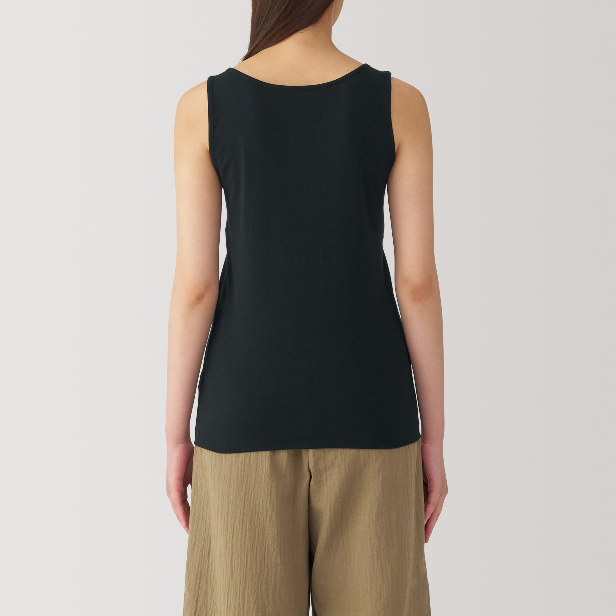 婦人　前開きカップ入りタンクトップ