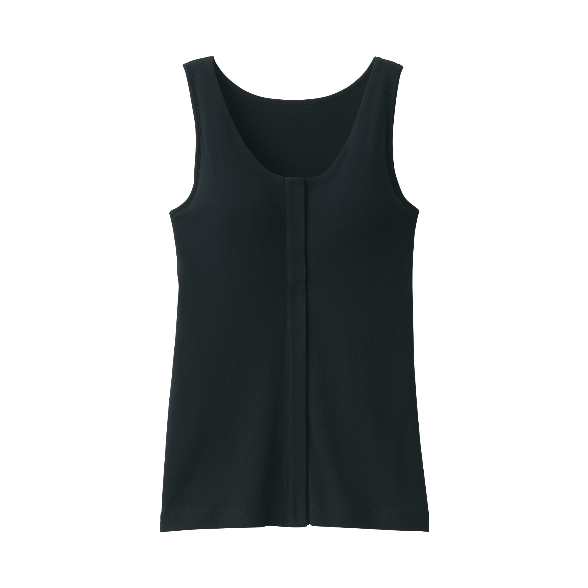 婦人　前開きカップ入りタンクトップ