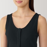 婦人　前開きカップ入りタンクトップ