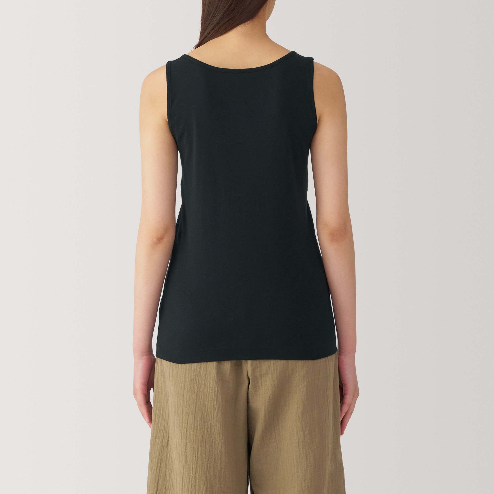 婦人　前開きカップ入りタンクトップ