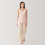 婦人　前開きカップ入りタンクトップ