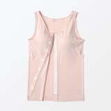 婦人　前開きカップ入りタンクトップ