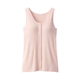 婦人　前開きカップ入りタンクトップ