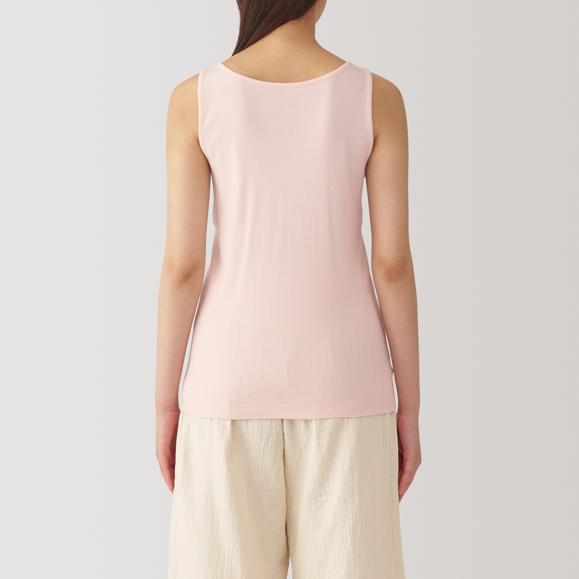 婦人　前開きカップ入りタンクトップ