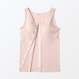 婦人　前開きカップ入りタンクトップ