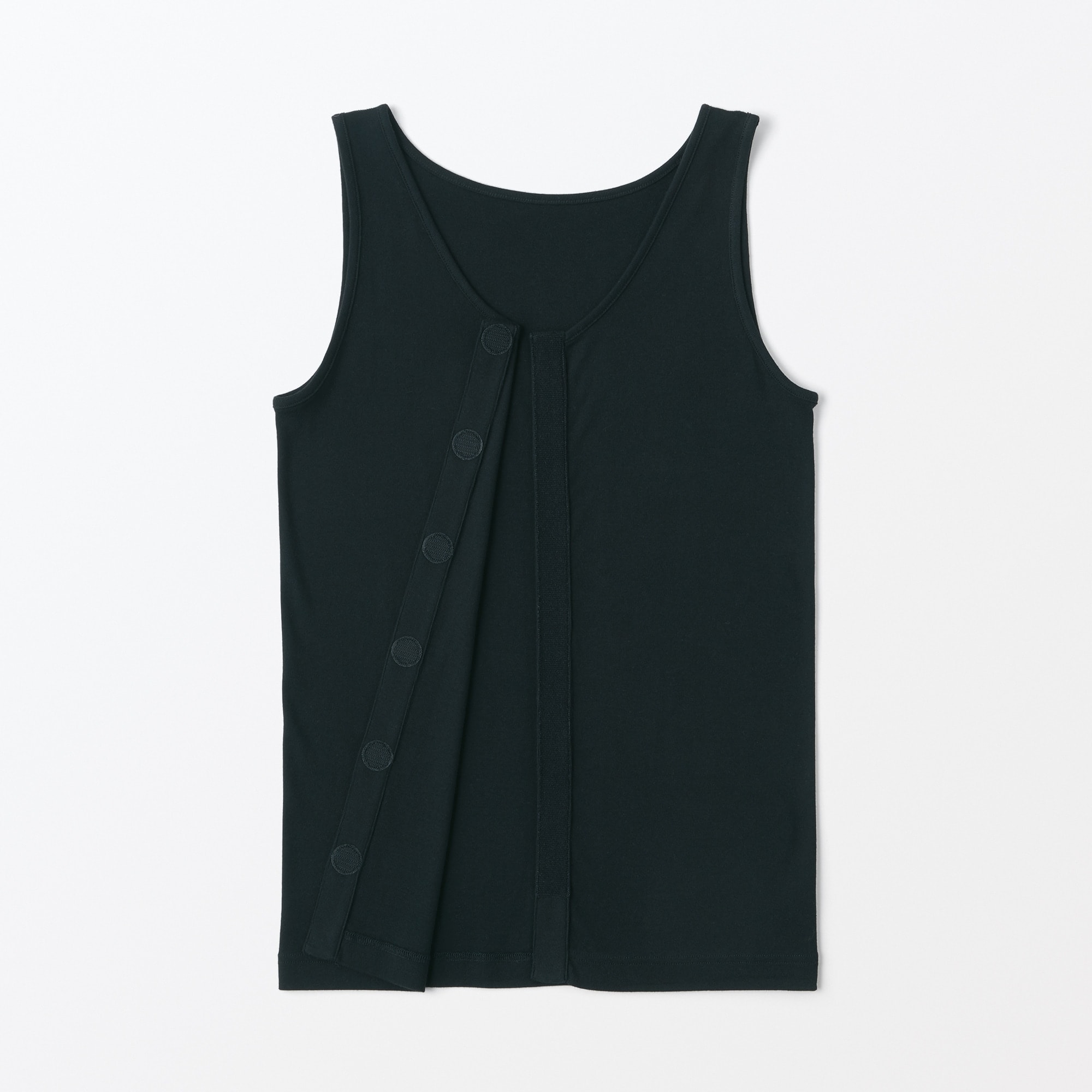 婦人　前開きタンクトップ