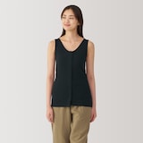 婦人　前開きタンクトップ