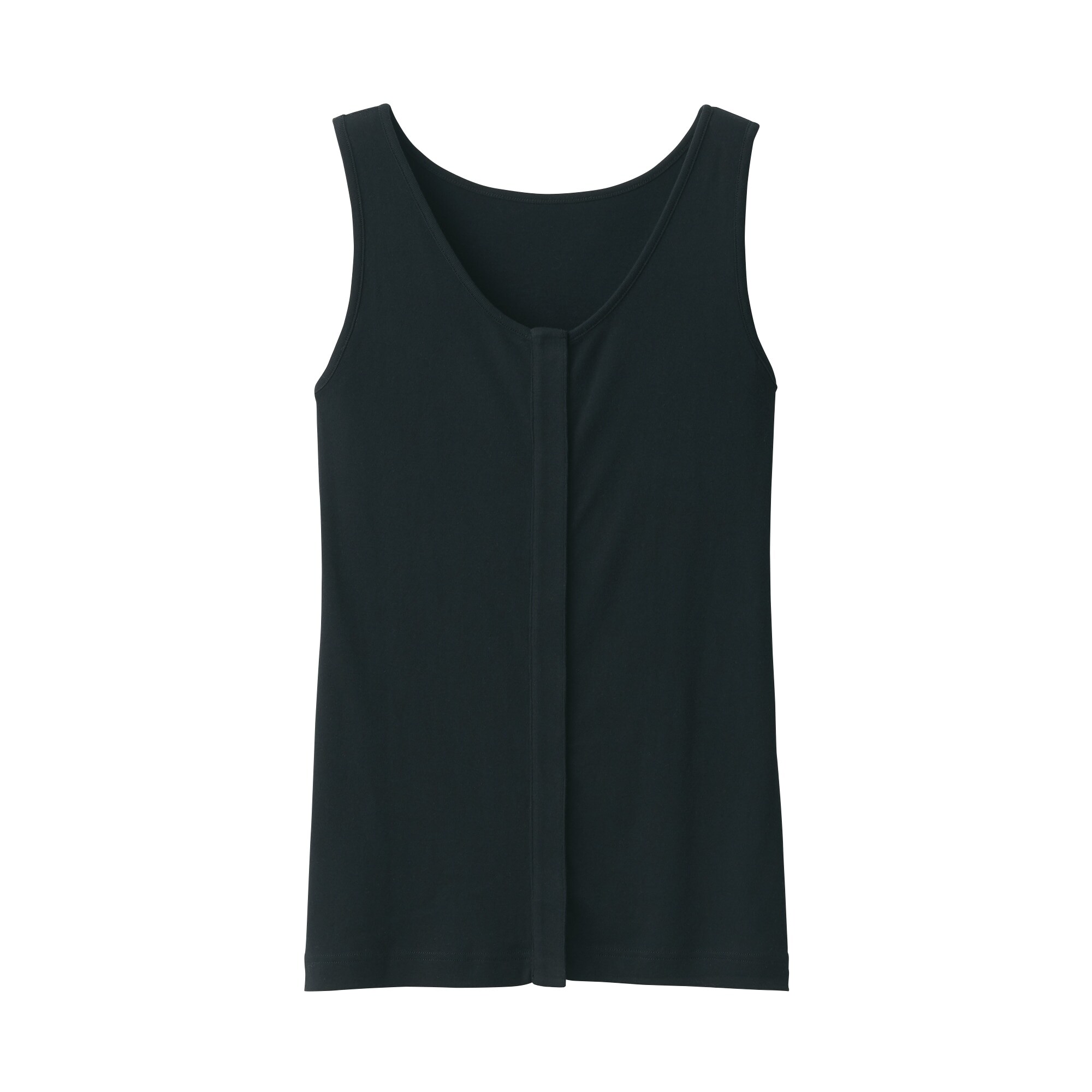 婦人　前開きタンクトップ