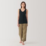 婦人　前開きタンクトップ