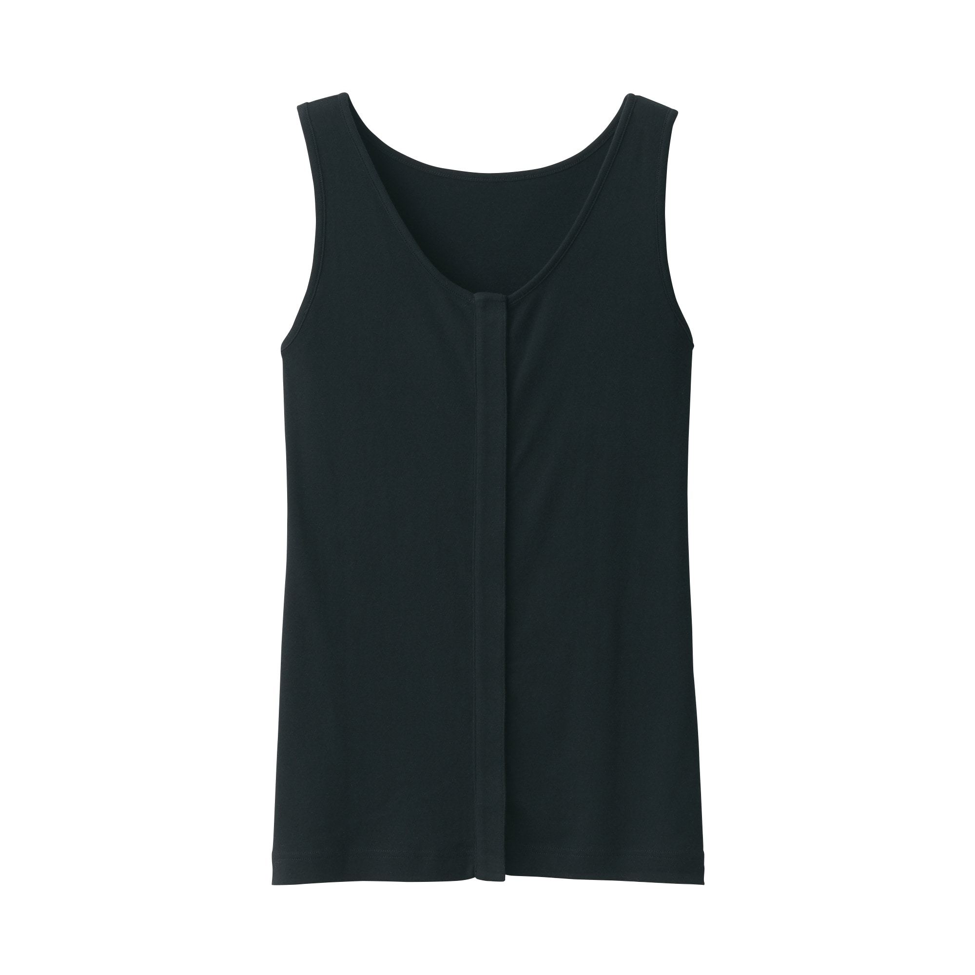 婦人　前開きタンクトップ