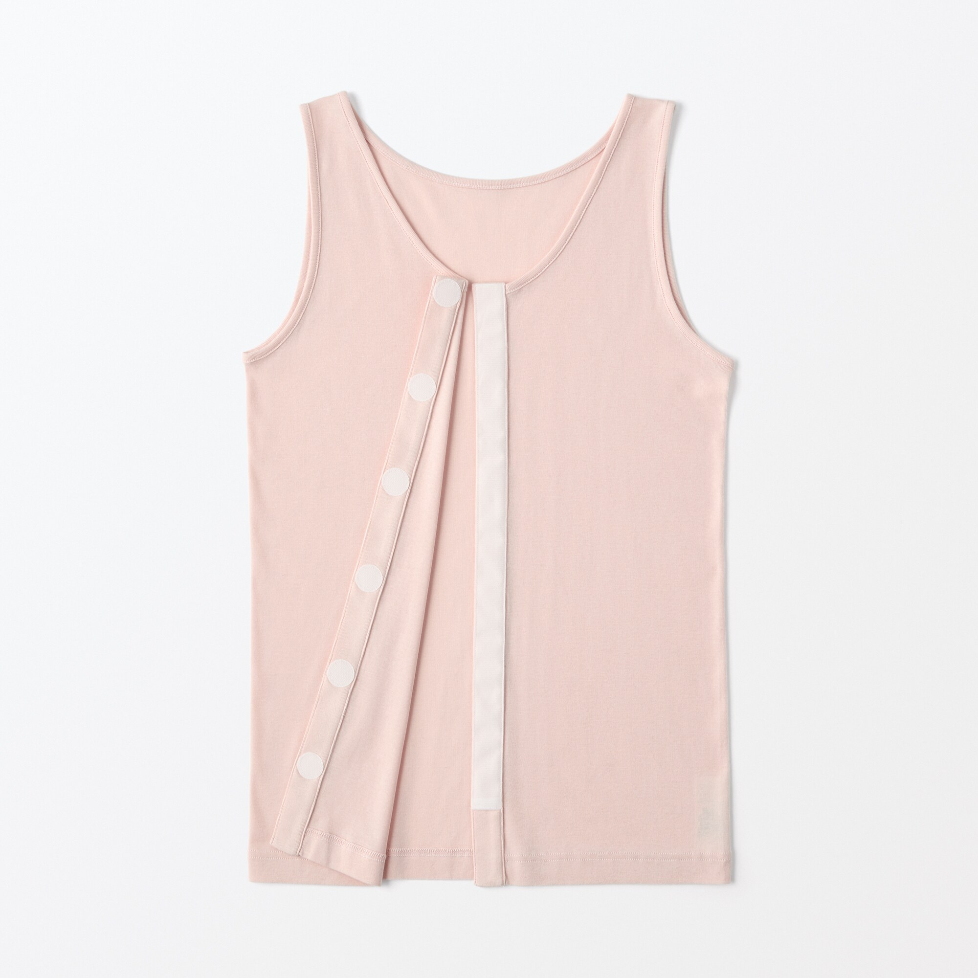 婦人　前開きタンクトップ