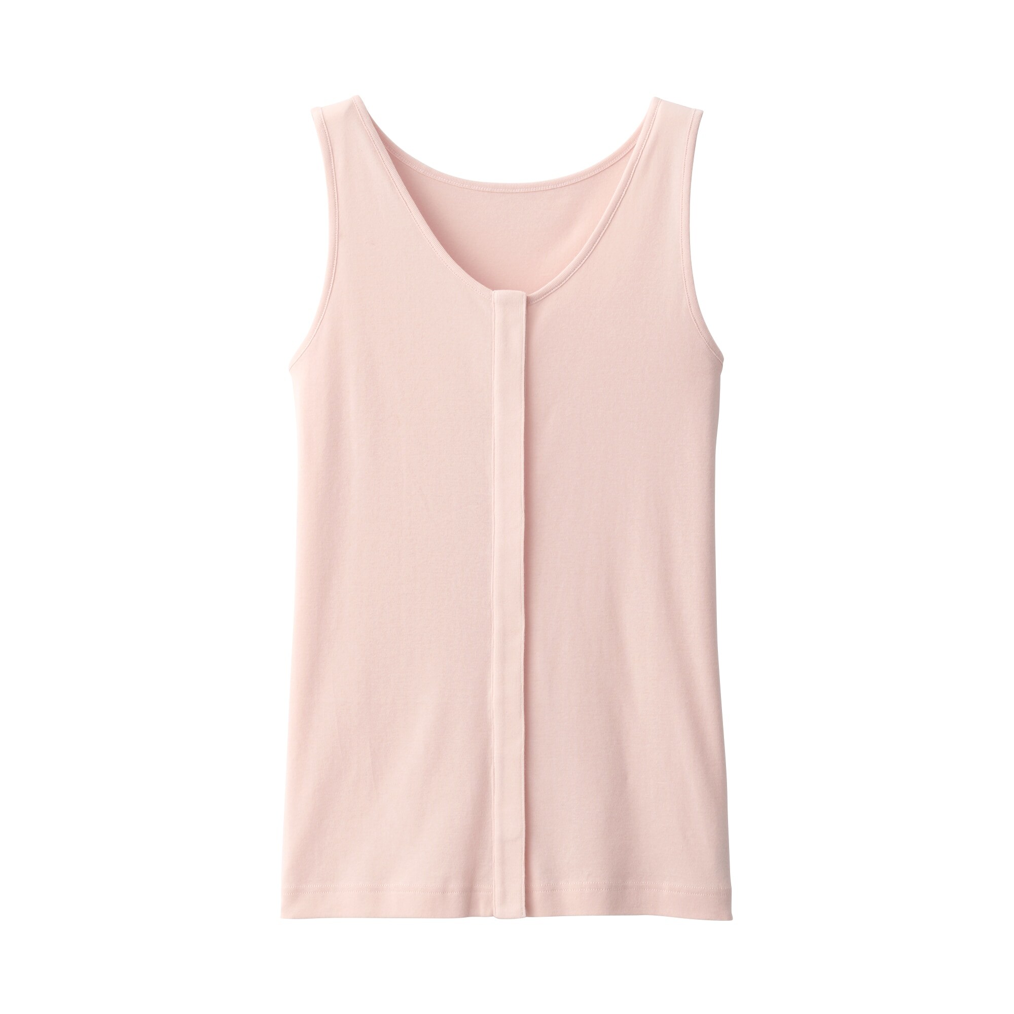 婦人　前開きタンクトップ