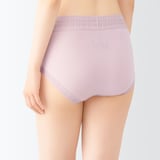 婦人　なめらかレース付きハイライズショーツ