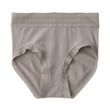 婦人　なめらかレース付きハイライズショーツ