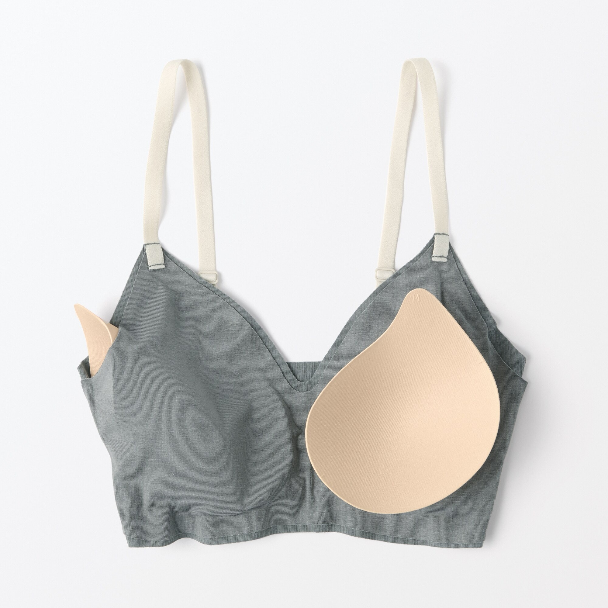 婦人 肌あたりがやさしいリブブラジャー | 無印良品