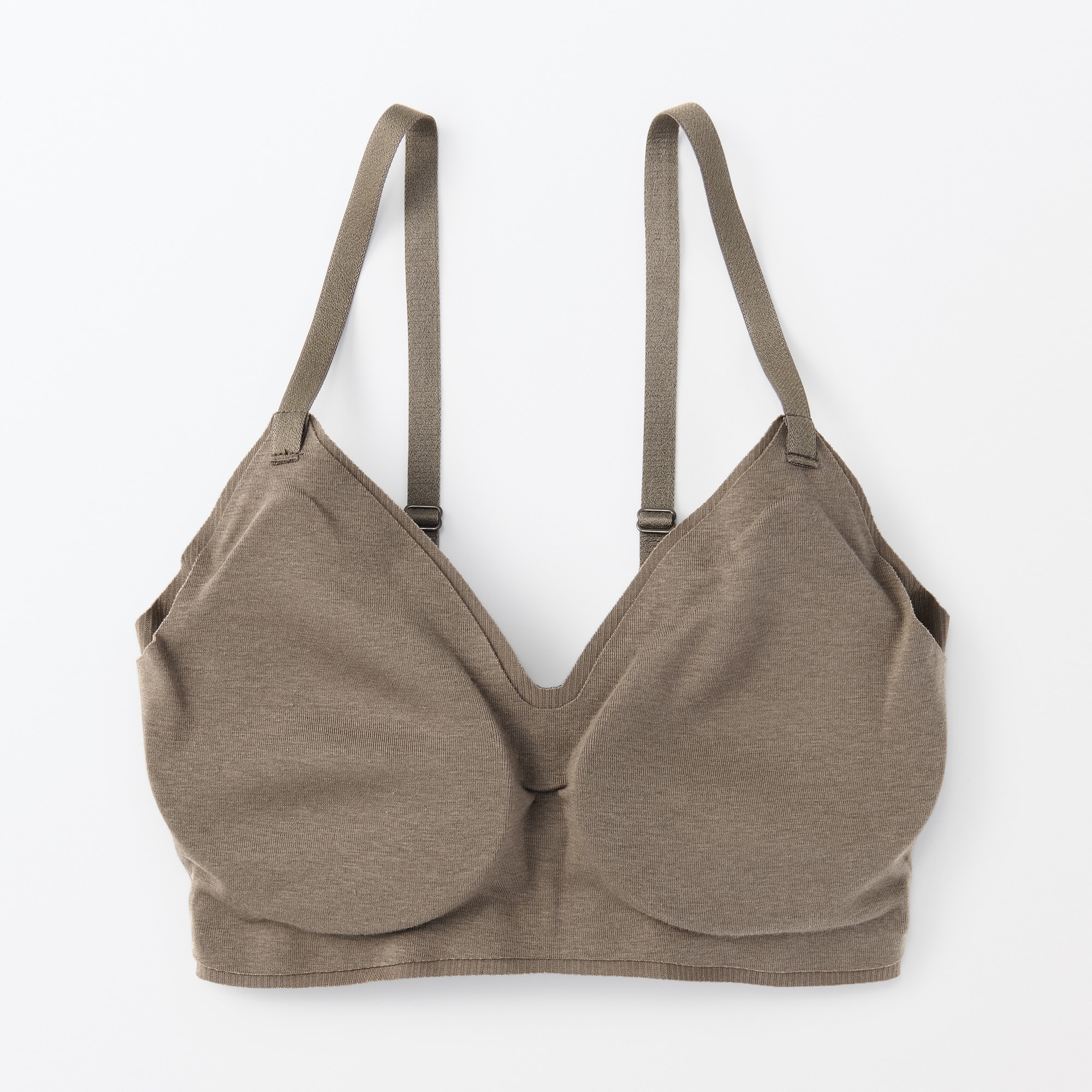 婦人　肌あたりがやさしいリブブラジャー