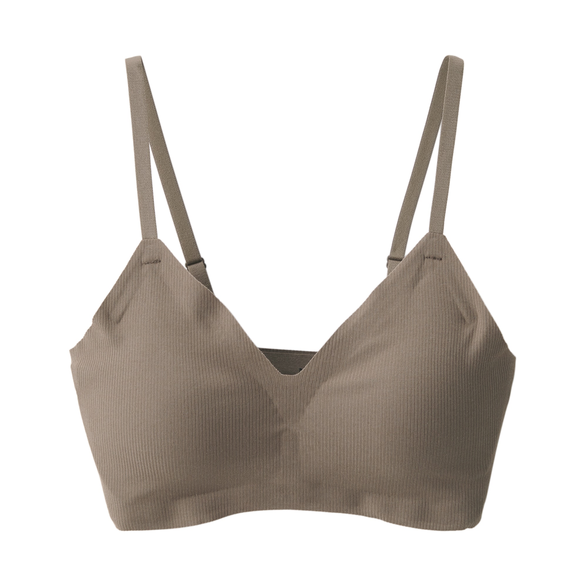 婦人　肌あたりがやさしいリブブラジャー