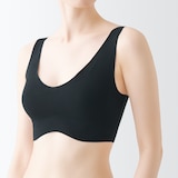 婦人　どこにも縫い目がないハーフトップブラジャー