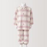 ベビー　脇に縫い目のない　フランネル　お着替えパジャマ