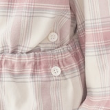 ベビー　脇に縫い目のない　フランネル　お着替えパジャマ