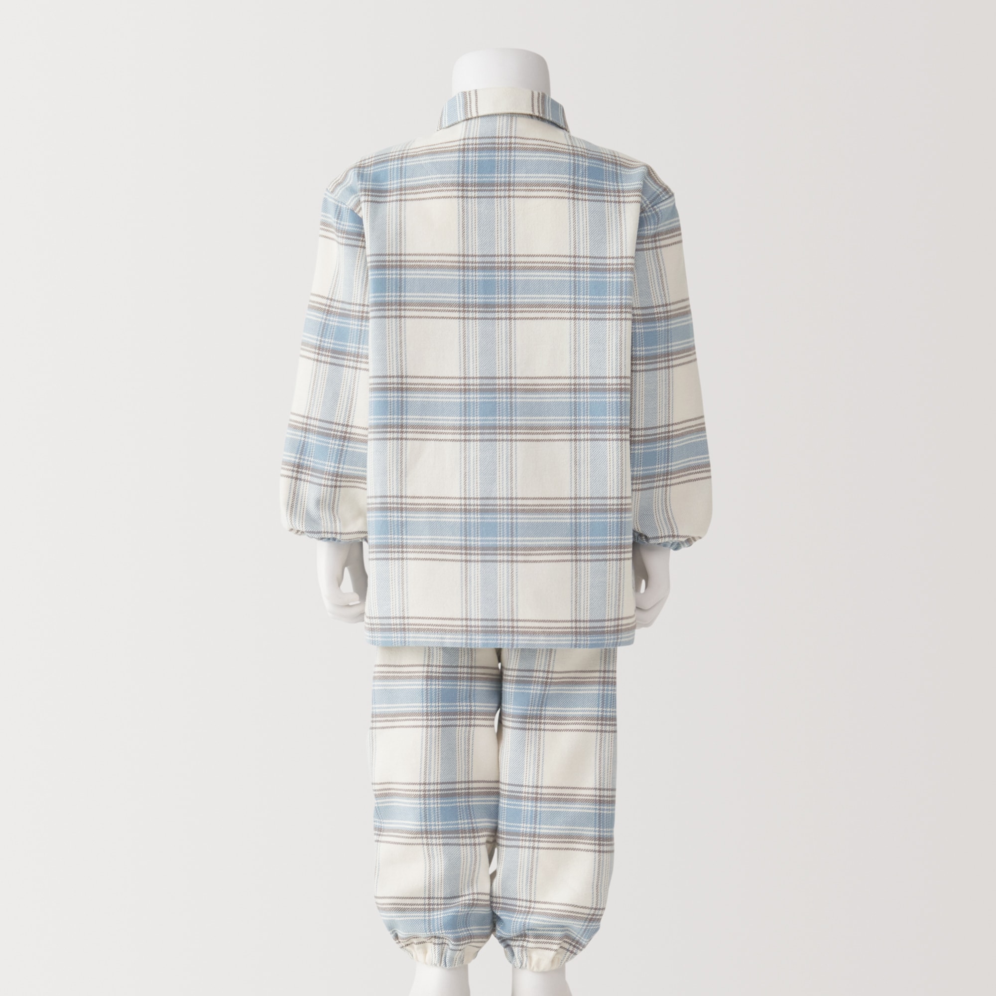 ベビー　脇に縫い目のない　フランネル　お着替えパジャマ