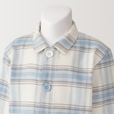 ベビー　脇に縫い目のない　フランネル　お着替えパジャマ