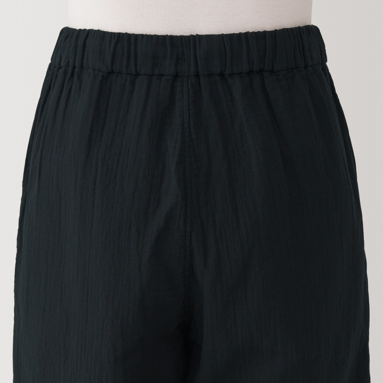 婦人　ふんわりしぼガーゼ　ロングパンツ