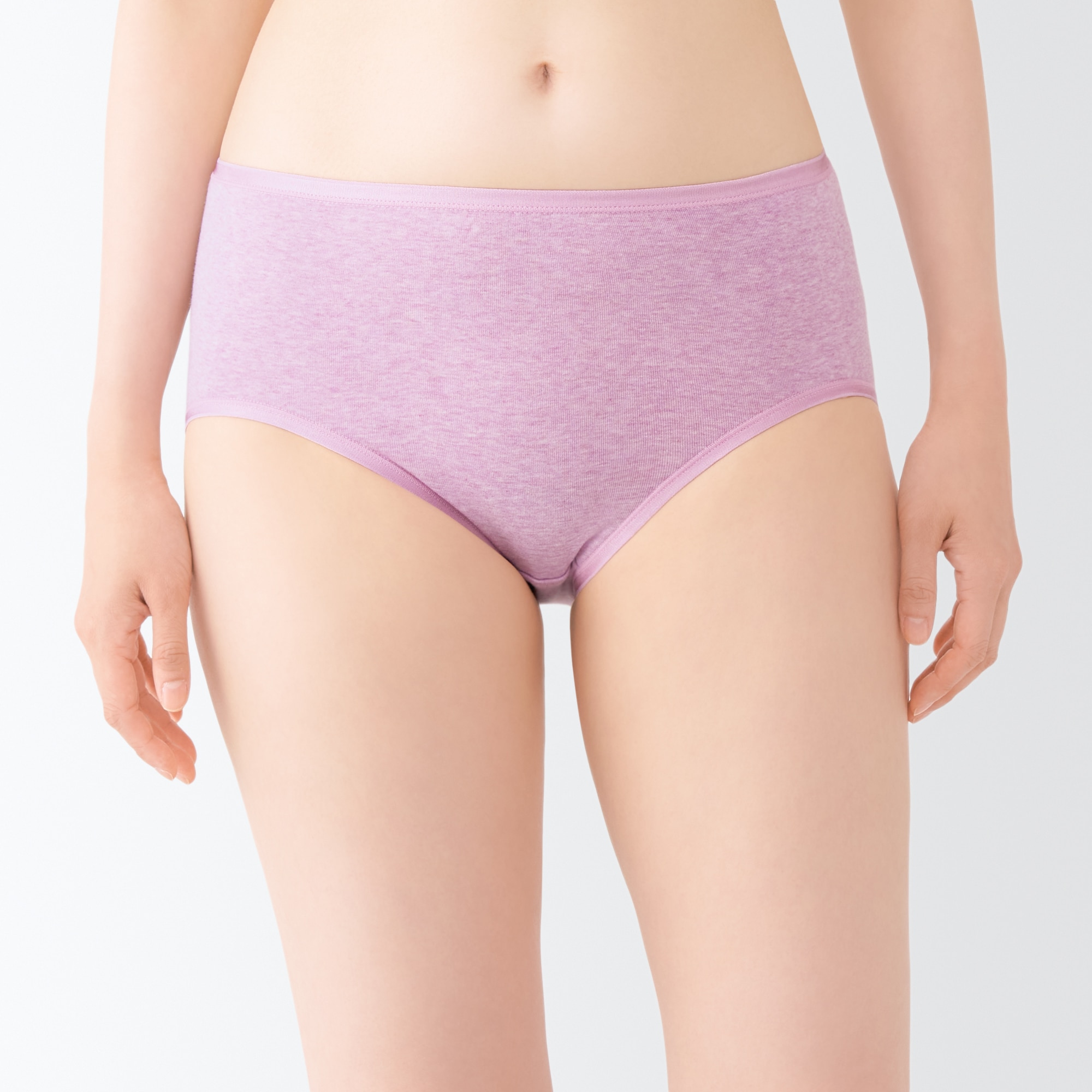 婦人 フライス編みハイライズショーツ | 無印良品