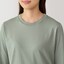 婦人　天竺編みクルーネック長袖Ｔシャツ