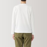 婦人　天竺編みクルーネック長袖Ｔシャツ