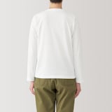 婦人　天竺編みクルーネック長袖Ｔシャツ