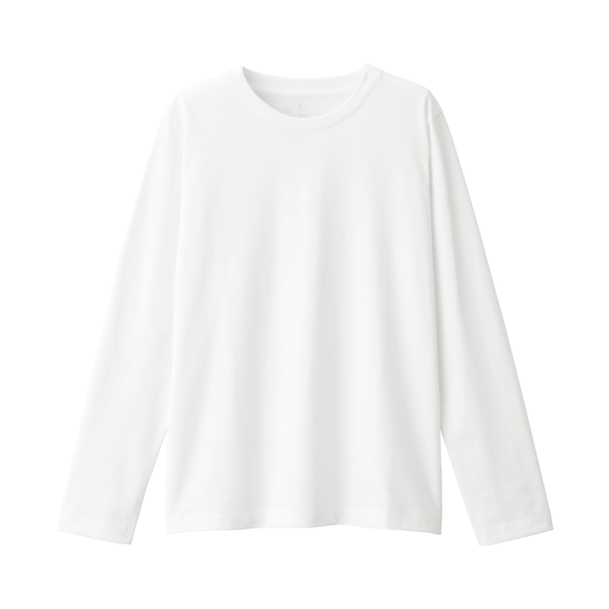 婦人　天竺編みクルーネック長袖Ｔシャツ