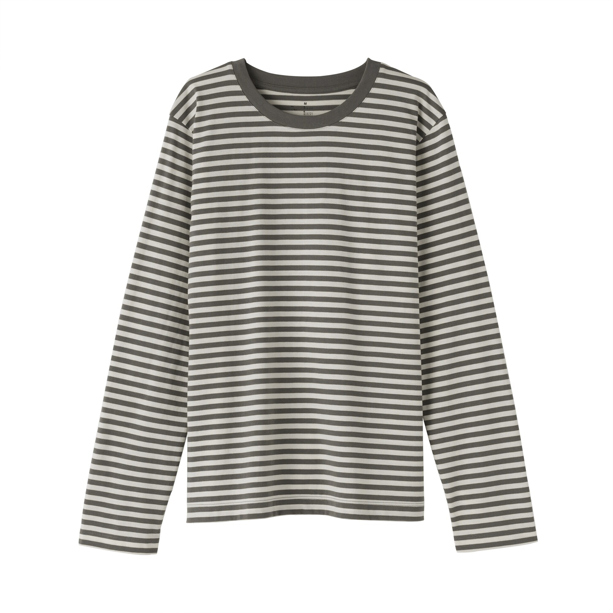 婦人　天竺編みクルーネック長袖Ｔシャツ