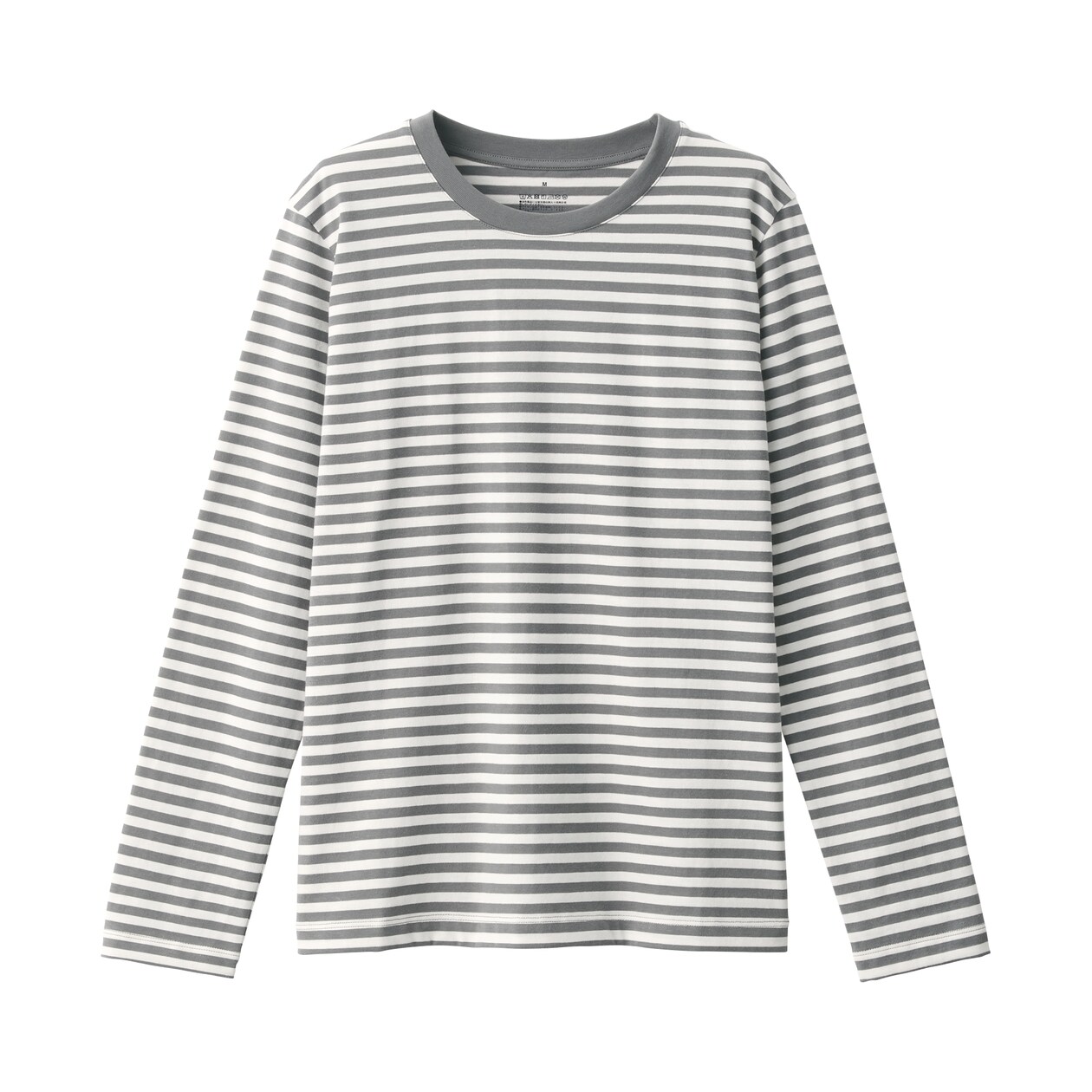 婦人　天竺編みクルーネック長袖Ｔシャツ
