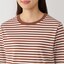 婦人　天竺編みクルーネック長袖Ｔシャツ