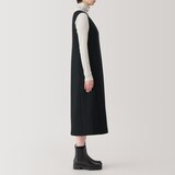 婦人　二重編みスウェットジャンパースカート