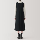 婦人　二重編みスウェットジャンパースカート